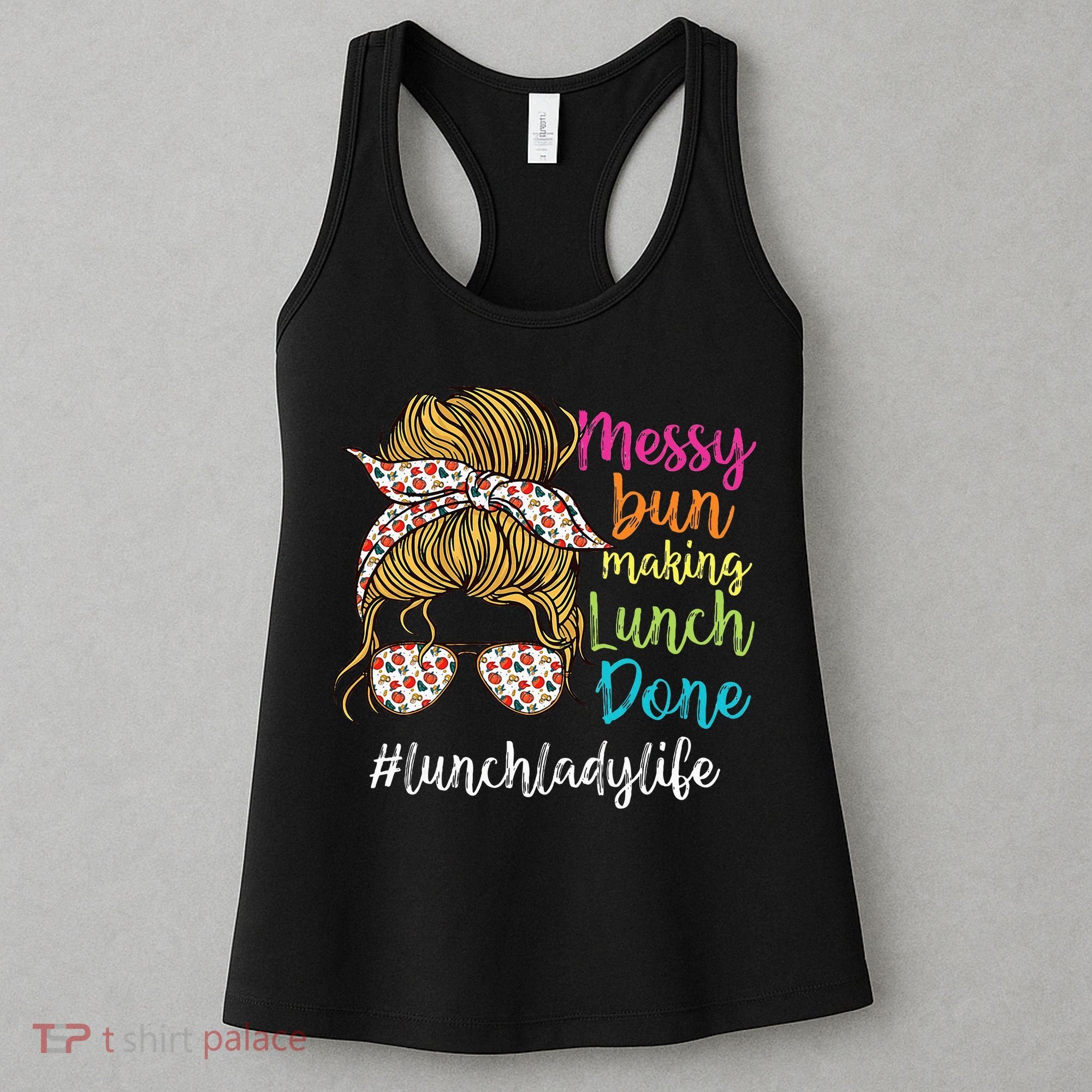 Funny Lunch Lady School Cafeteria Worker Women's Tank Top