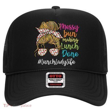 Funny Lunch Lady School Cafeteria Worker Hat