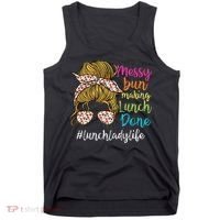 Funny Lunch Lady School Cafeteria Worker Tank Top thumb 0