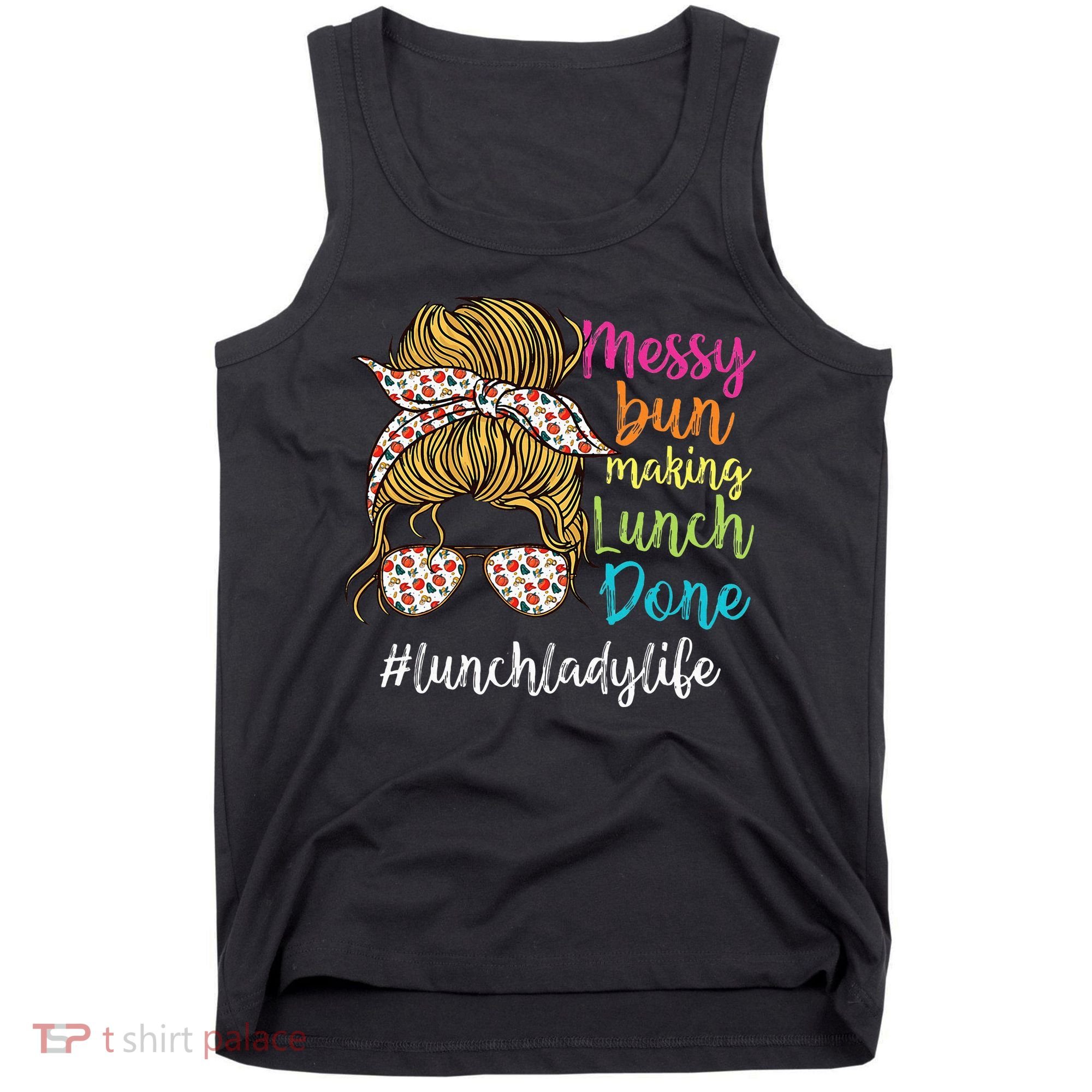 Funny Lunch Lady School Cafeteria Worker Tank Top