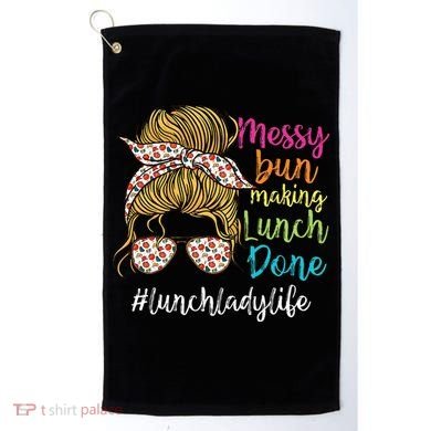 Funny Lunch Lady School Cafeteria Worker Golf Towel