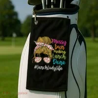 Funny Lunch Lady School Cafeteria Worker Golf Towel thumb 2
