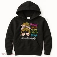 Funny Lunch Lady School Cafeteria Worker Kids Hoodie thumb 0