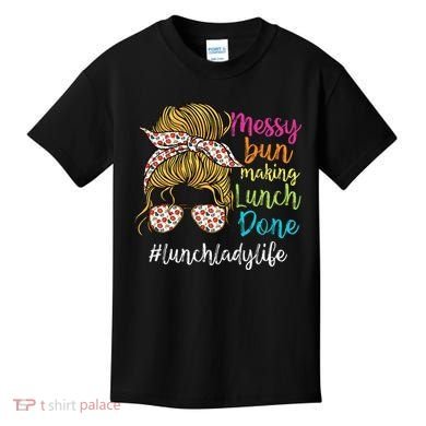Funny Lunch Lady School Cafeteria Worker Kids T-Shirt