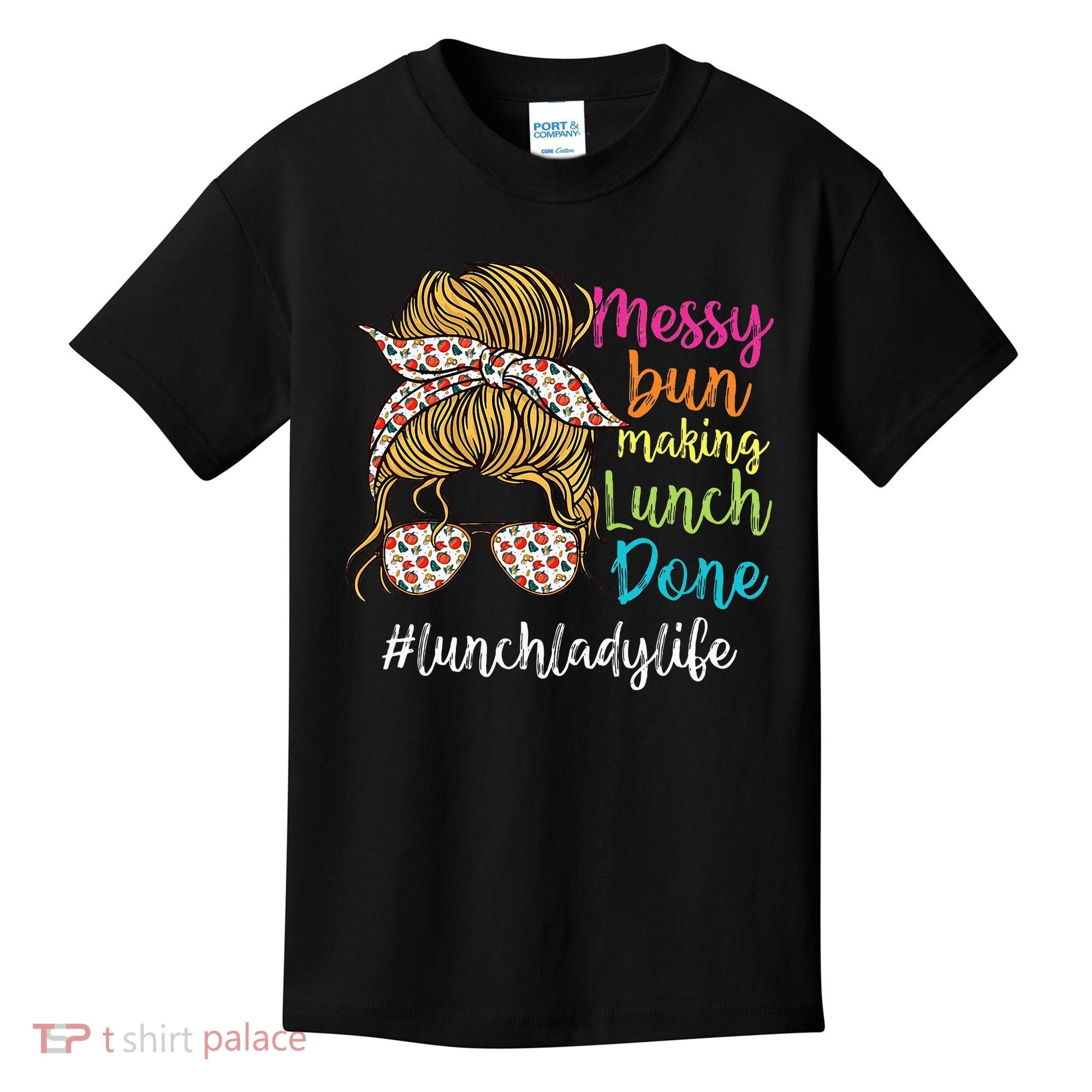 Funny Lunch Lady School Cafeteria Worker Kids T-Shirt