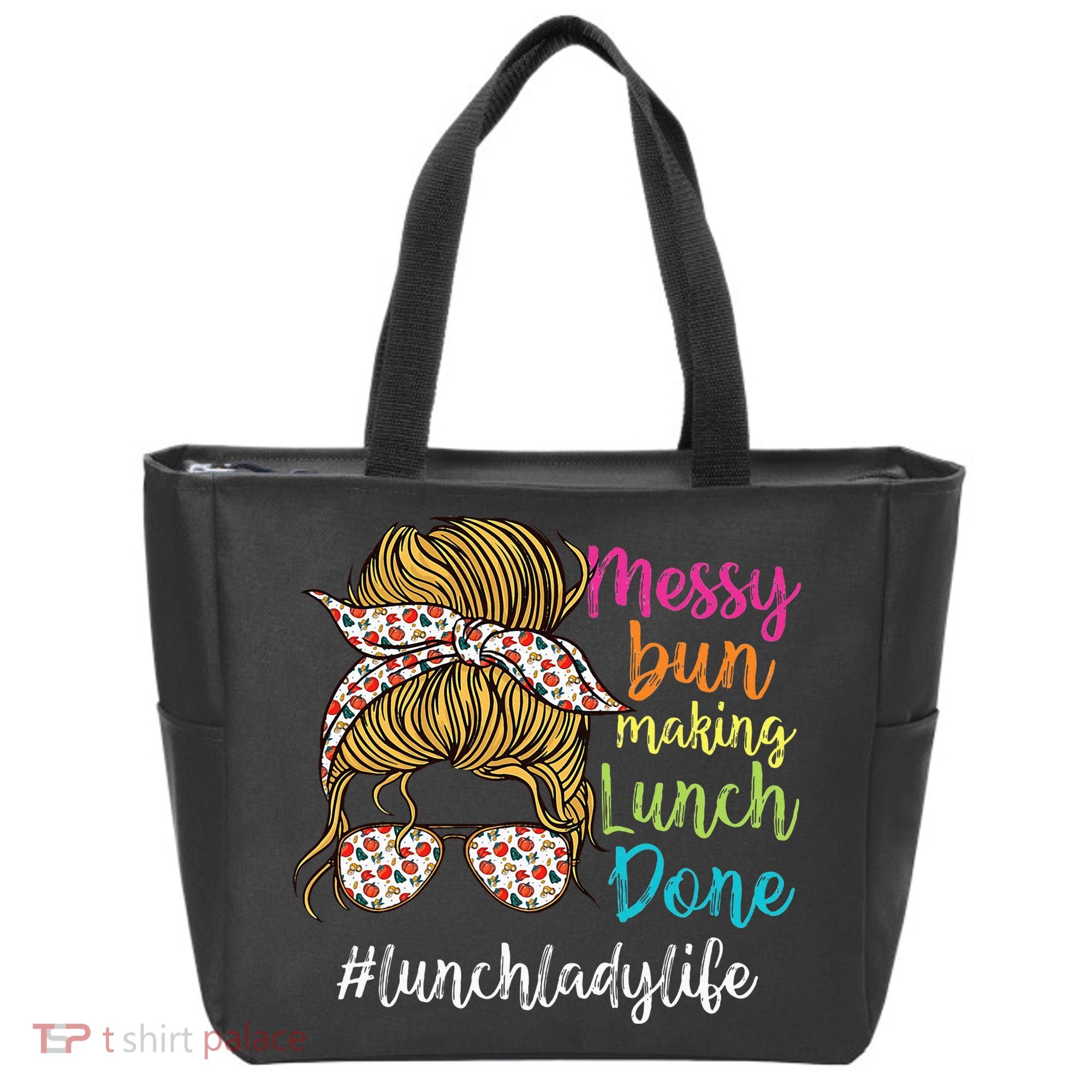 Funny Lunch Lady School Cafeteria Worker Tote Bag