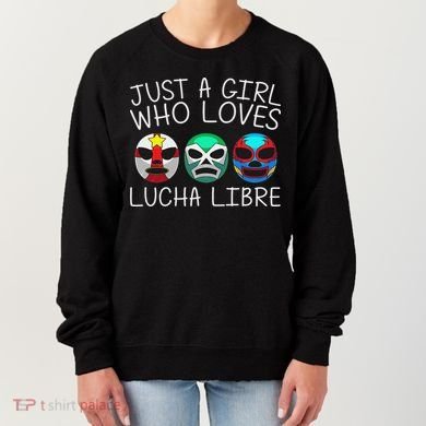 Funny Lucha Libre Gift For Mexican Wrestling Mask Women's Sweatshirt