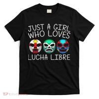 Funny Lucha Libre Gift For Mexican Wrestling Mask T-Shirt thumb 0