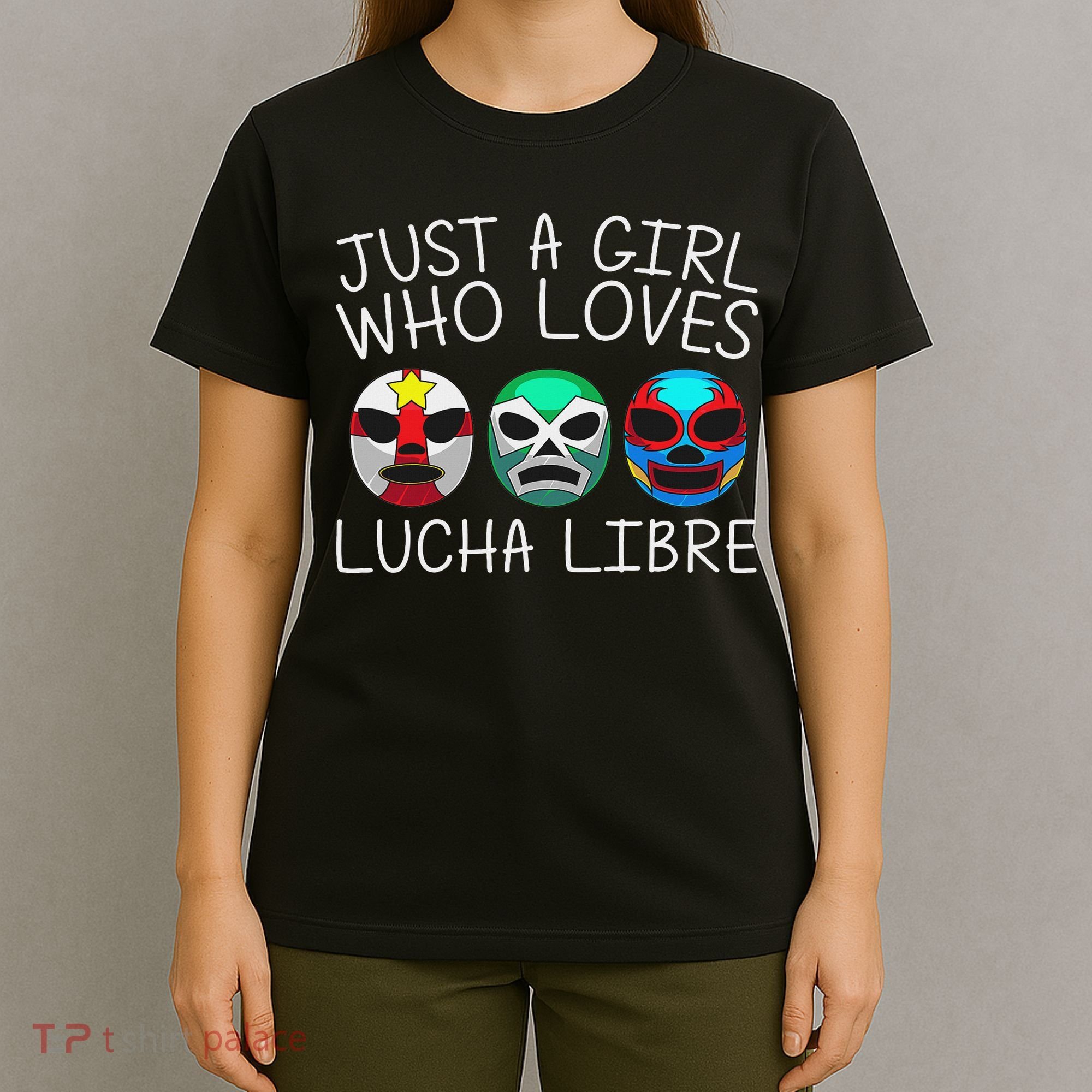 Funny Lucha Libre Gift For Mexican Wrestling Mask T-Shirt