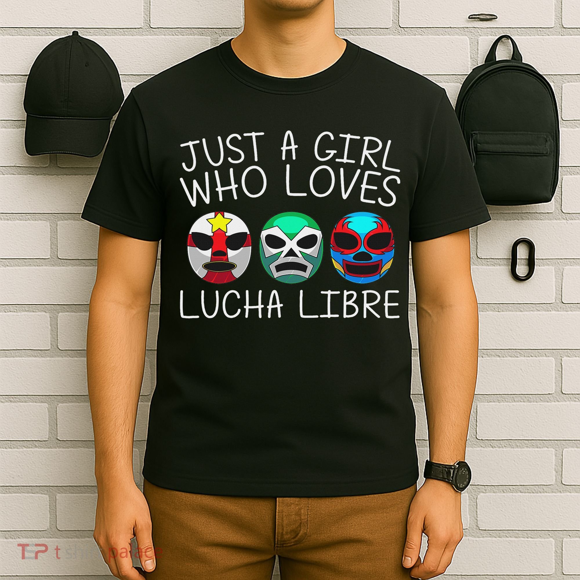 Funny Lucha Libre Gift For Mexican Wrestling Mask T-Shirt