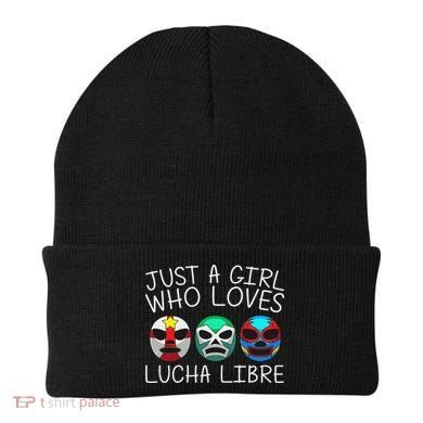 Funny Lucha Libre Gift For Mexican Wrestling Mask Beanie
