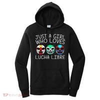 Funny Lucha Libre Gift For Mexican Wrestling Mask Women's Hoodie thumb 0