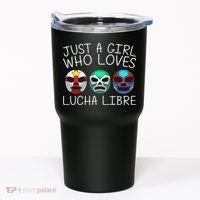 Funny Lucha Libre Gift For Mexican Wrestling Mask Tumbler thumb 0