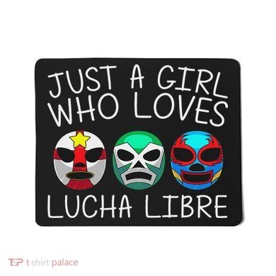 Funny Lucha Libre Gift For Mexican Wrestling Mask Mousepad