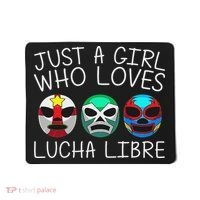 Funny Lucha Libre Gift For Mexican Wrestling Mask Mousepad thumb 0