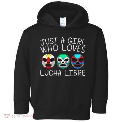 Funny Lucha Libre Gift For Mexican Wrestling Mask Toddler Hoodie