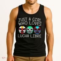 Funny Lucha Libre Gift For Mexican Wrestling Mask Tank Top thumb 3
