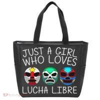 Funny Lucha Libre Gift For Mexican Wrestling Mask Tote Bag thumb 0