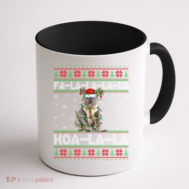 Fa La La Koa La La Koala Xmas Ugly Santa Koala Christmas Great Gift Coffee Mug back