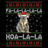 Fa La La Koa La La Koala Xmas Ugly Santa Koala Christmas Great Gift Coffee Mug thumb 5