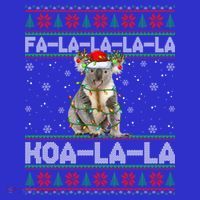 Fa La La Koa La La Koala Xmas Ugly Santa Koala Christmas Great Gift Visor thumb 3