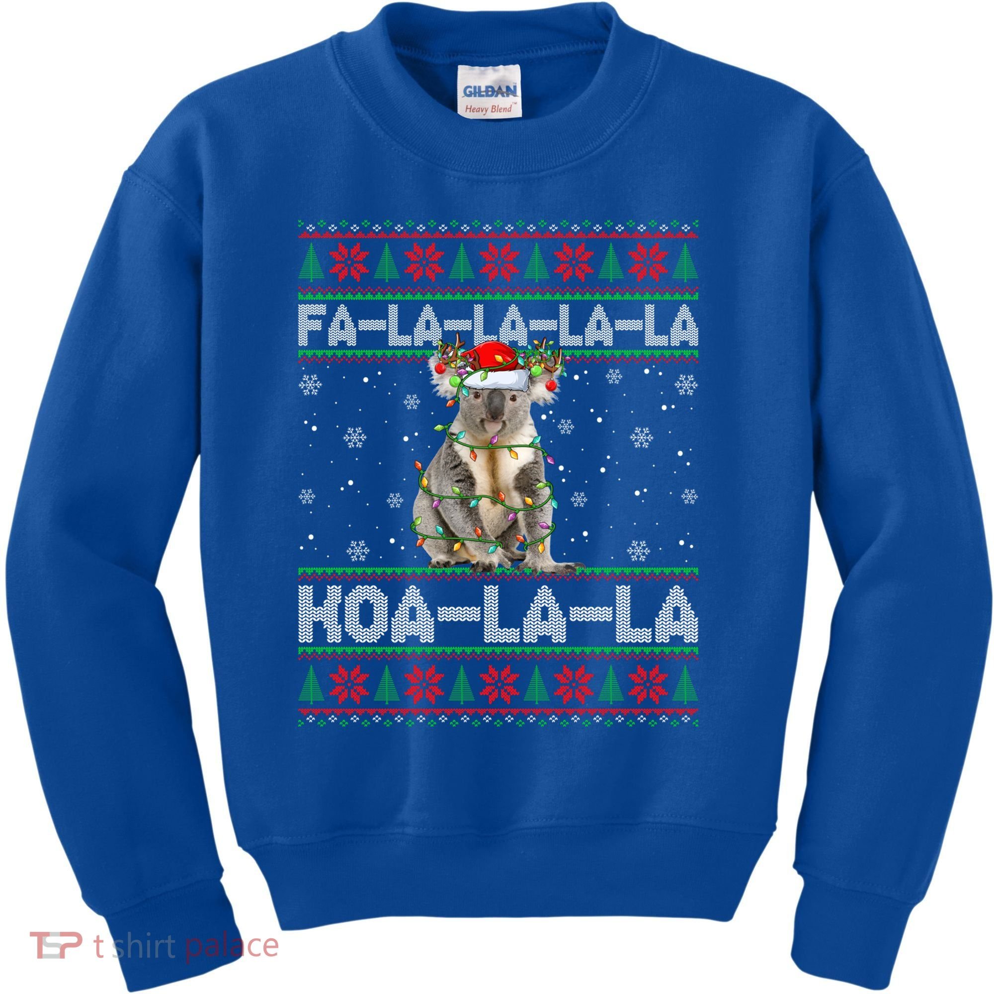 Fa La La Koa La La Koala Xmas Ugly Santa Koala Christmas Great Gift Kids Sweatshirt