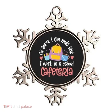 Funny Lunch Lady Appreciation Design Ornament