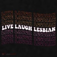 funny Live Laugh Lesbian Pride LGBTQ Family Ladies PosiCharge Tri-Blend Wicking Tank thumb 2