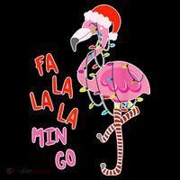 Fa La La La Min Go Flamingo Christmas Coffee Mug thumb 5