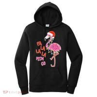 Fa La La La Min Go Flamingo Christmas Women's Hoodie thumb 0