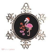 Fa La La La Min Go Flamingo Christmas Ornament thumb 0