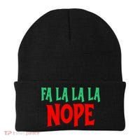 Fa La La La Nope Beanie thumb 0