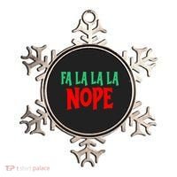 Fa La La La Nope Ornament thumb 0