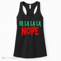 Fa La La La Nope Women's Tank Top thumb 0