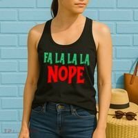 Fa La La La Nope Women's Tank Top thumb 2