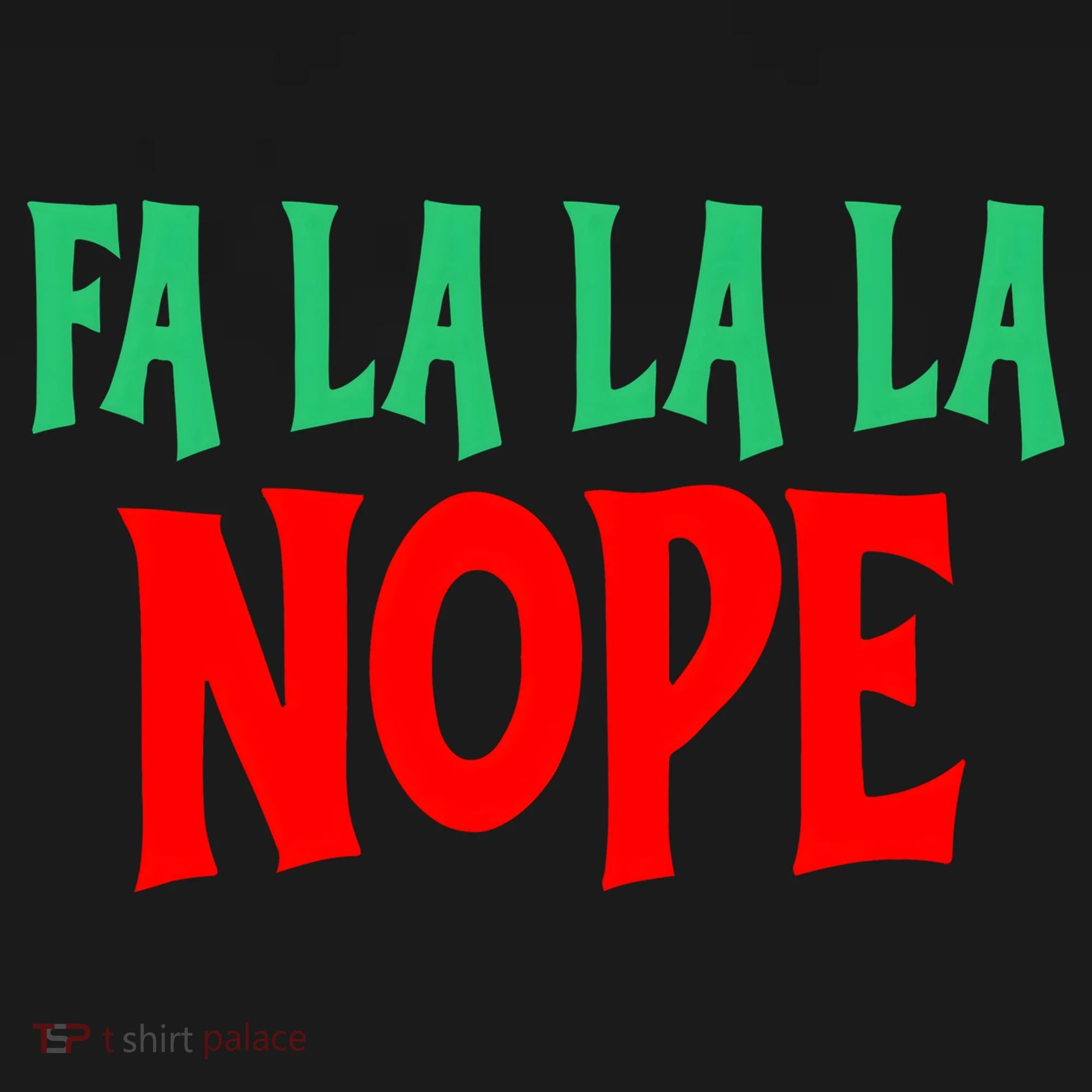 Fa La La La Nope Toddler Hoodie