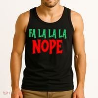 Fa La La La Nope Tank Top thumb 3