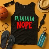 Fa La La La Nope Tank Top thumb 4