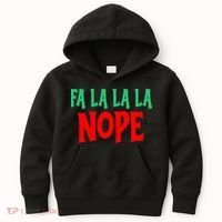 Fa La La La Nope Kids Hoodie thumb 0