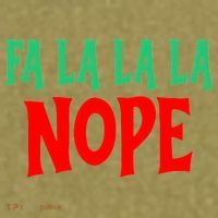 Fa La La La Nope Garment-Dyed Women's Muscle Tee thumb 6