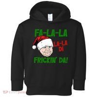 Fa La La La La Di Frickin Da Funny Christmas Toddler Hoodie thumb 0