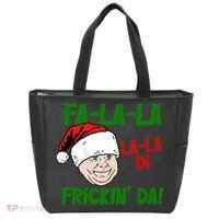 Fa La La La La Di Frickin Da Funny Christmas Tote Bag thumb 0