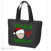 Fa La La La La Di Frickin Da Funny Christmas Tote Bag thumb 3