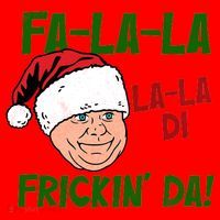 Fa La La La La Di Frickin Da Funny Christmas Santa Hat thumb 1