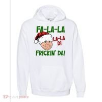 Fa La La La La Di Frickin Da Funny Christmas Comfort Colors Garment-Dyed Hooded Sweatshirt thumb 0