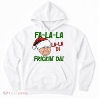 Fa La La La La Di Frickin Da Funny Christmas Hoodie thumb 0