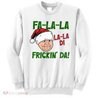 Fa La La La La Di Frickin Da Funny Christmas Sweatshirt thumb 0