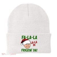 Fa La La La La Di Frickin Da Funny Christmas Beanie thumb 0