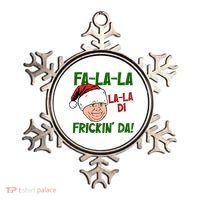 Fa La La La La Di Frickin Da Funny Christmas Ornament thumb 0
