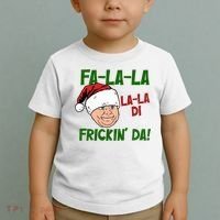 Fa La La La La Di Frickin Da Funny Christmas Toddler T-Shirt thumb 2